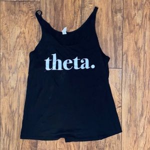 black theta tank top